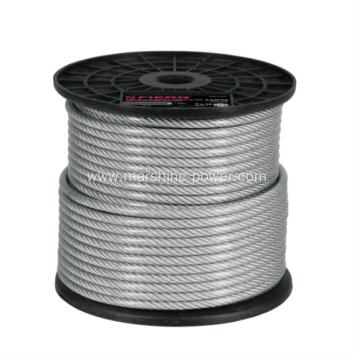 Coated Steel Wire Rope for Sale